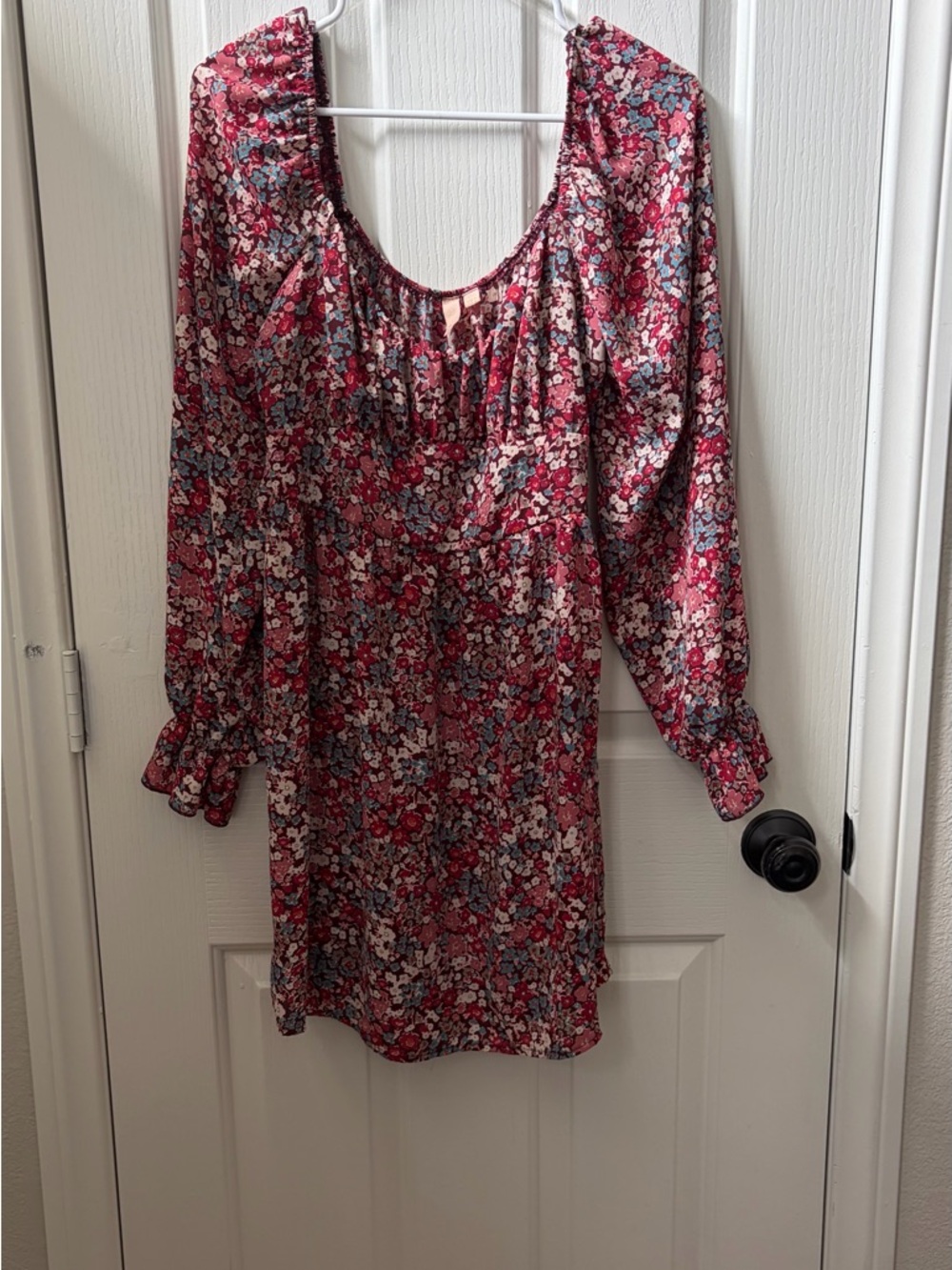 Floral Off-Shoulder Dress - Bohemian Fairycore Y2K